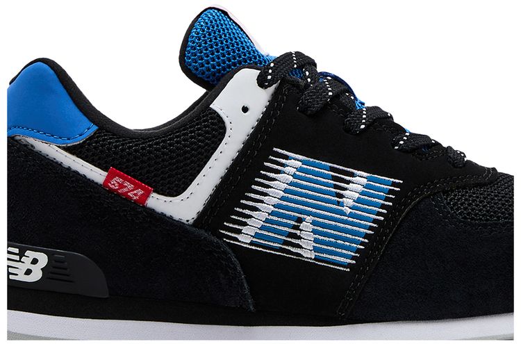 New Balance 574 Big Kid Speed Black Cobalt