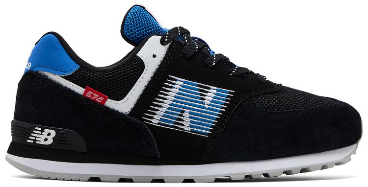 New Balance 574 Big Kid Speed Black Cobalt
