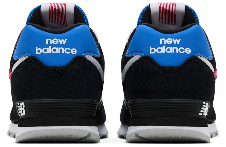 New Balance 574 Big Kid Speed Black Cobalt