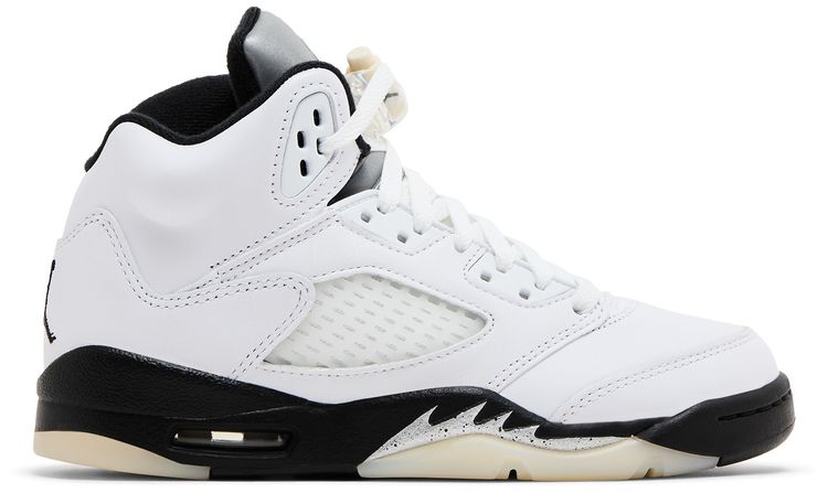 Air Jordan 5 Retro GS White Black