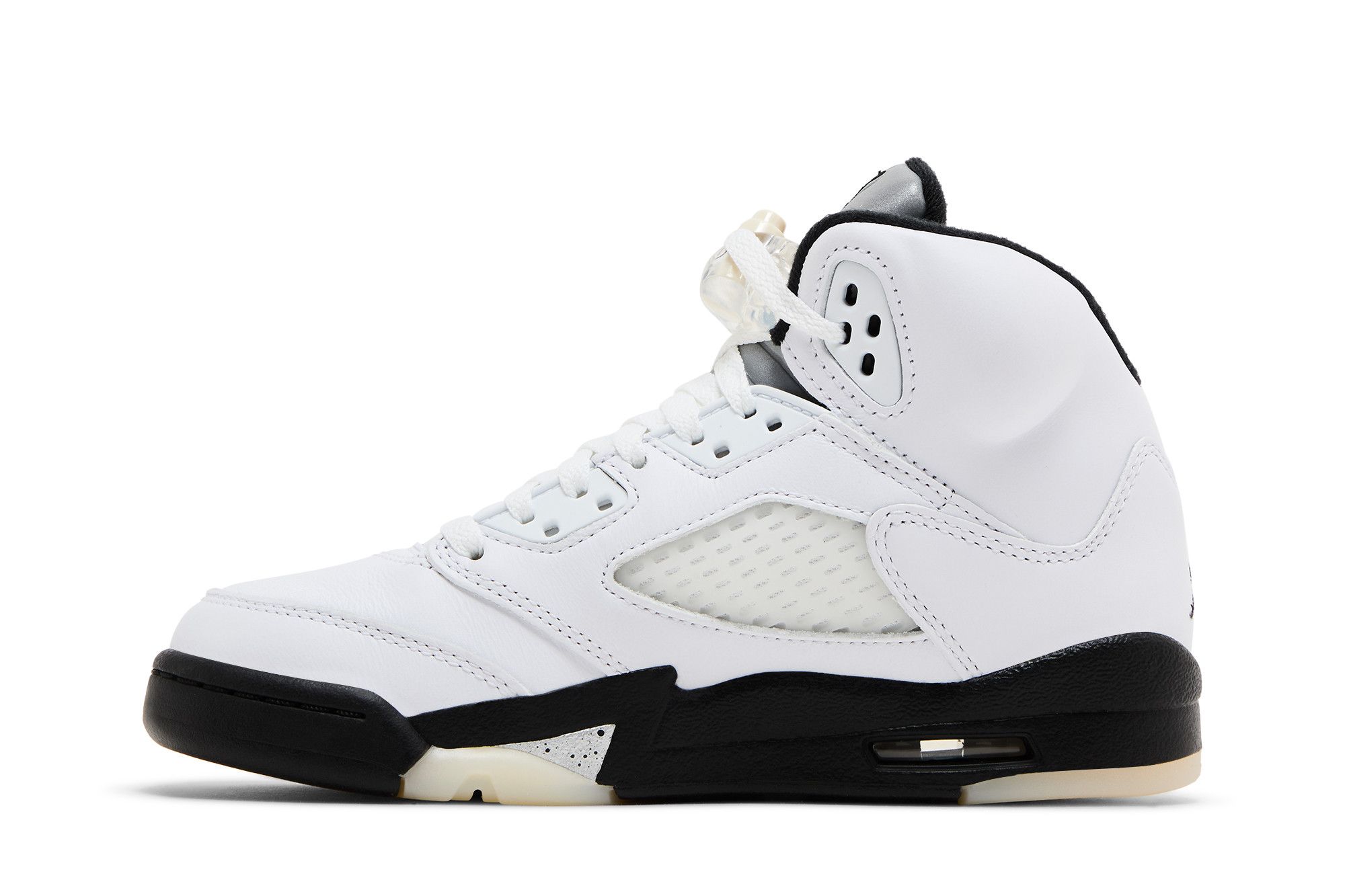 シューズ(男性用) Air Jordan 5 Retro OG Black/White atomos JORDAN BRAND AIR JORDAN 5 RETRO OG 