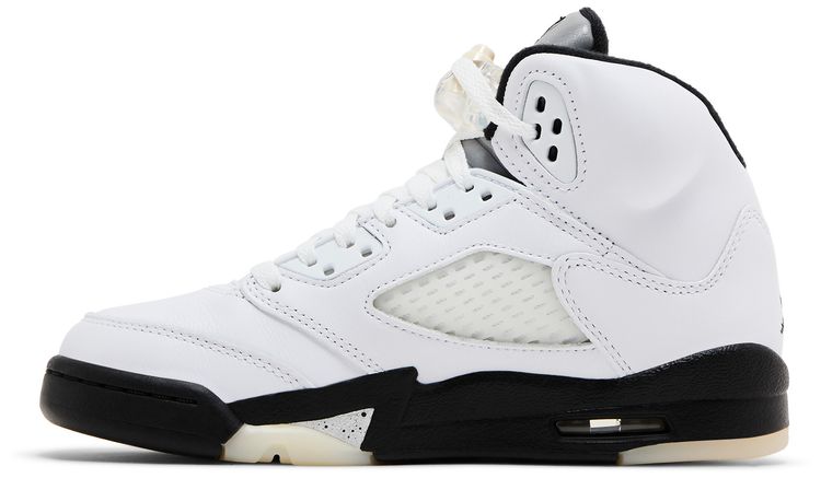 Air Jordan 5 Retro GS White Black
