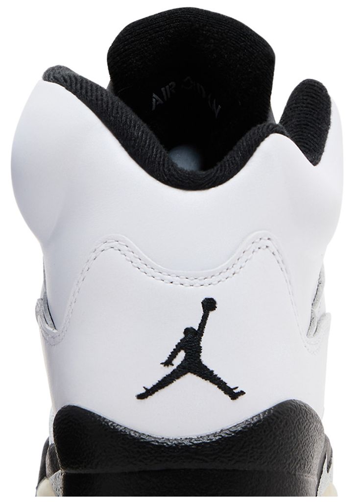 Air Jordan 5 Retro GS White Black