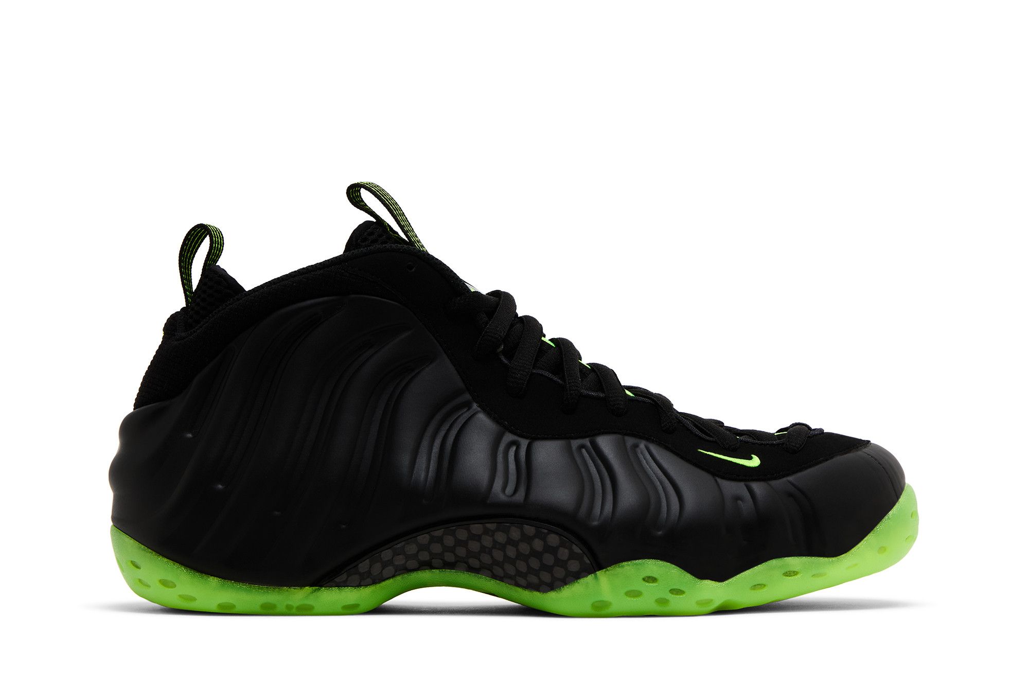 lime green foam posites
