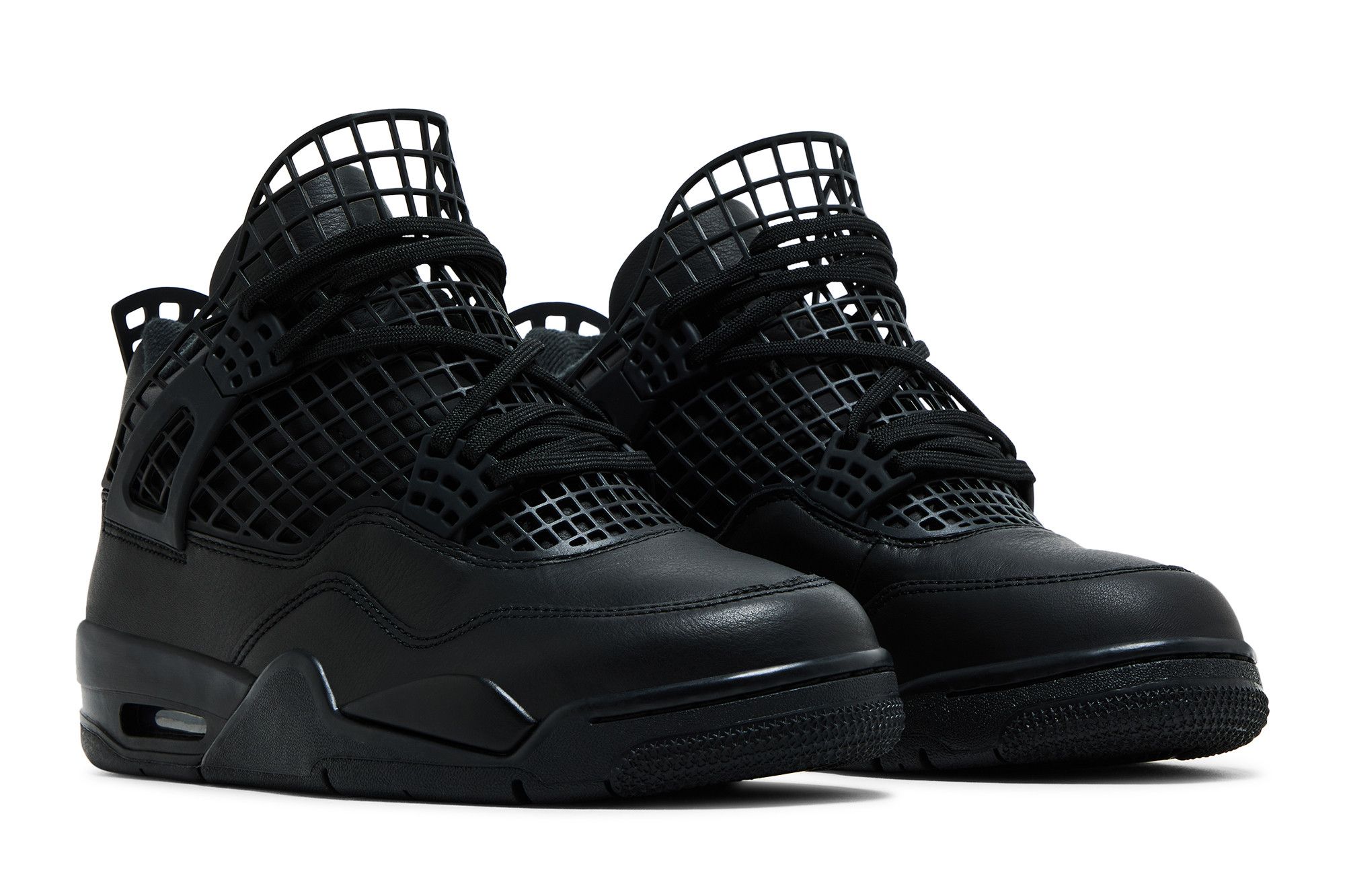 Nike Wmns Air Jordan 4 Retro Net Black ジョーダン ネット Jordan 4 Retro Net Black (Women's) - FN7251-001 - US