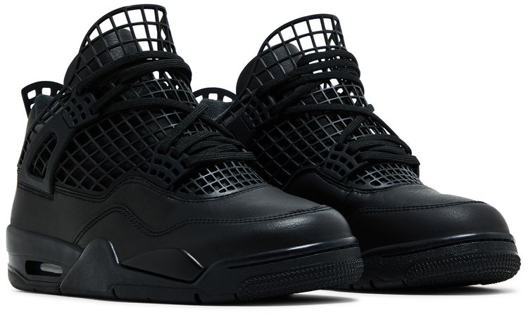 Wmns Air Jordan 4 Retro Net   Black