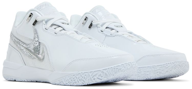 Nike Zoom LeBron NXXT Gen AMPD EP White Metallic Silver