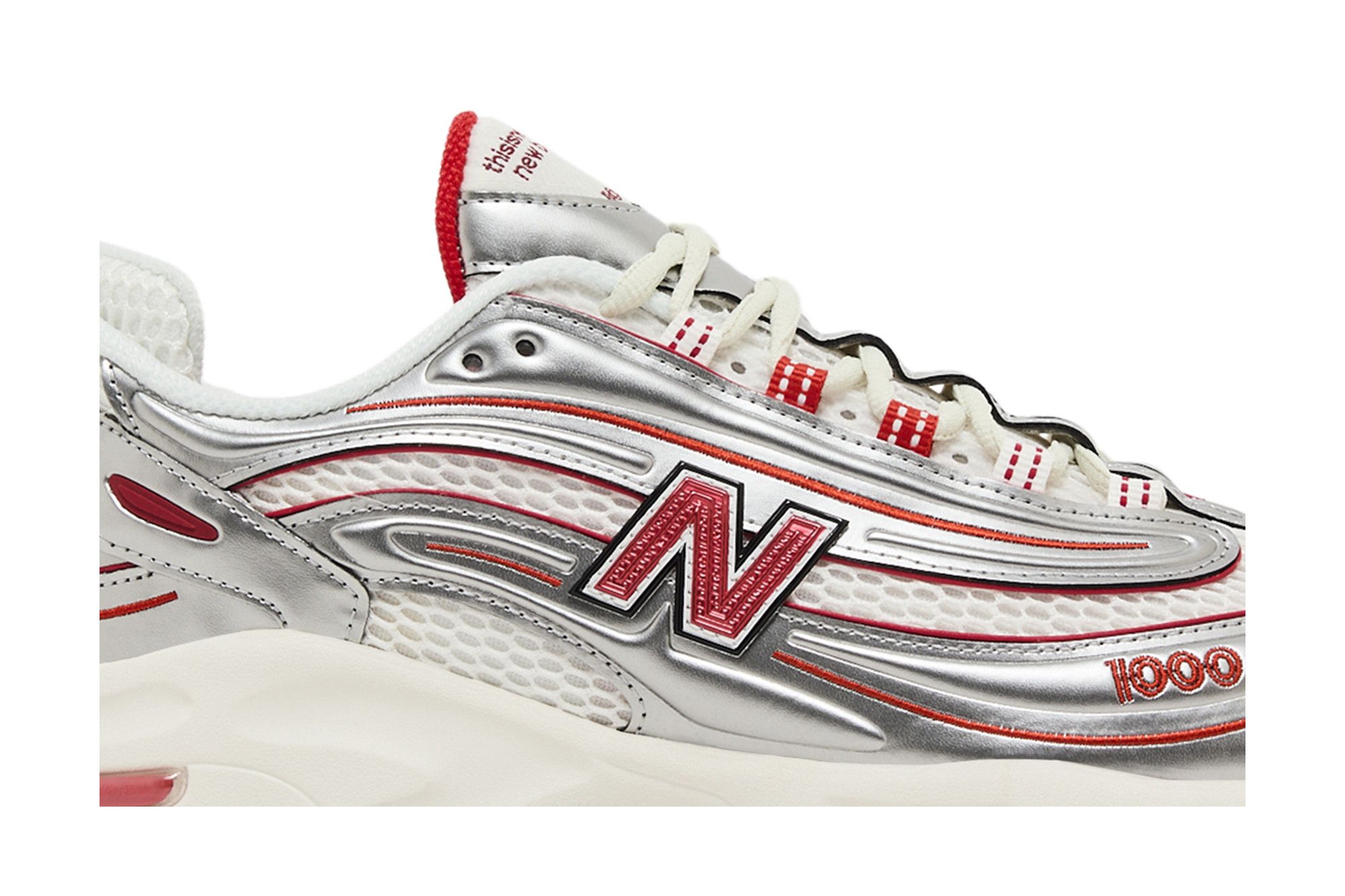 New Balance x Thisisneverthat ★ M1000 llic Silver Red thisisneverthat New Balance 1000 M1000TI