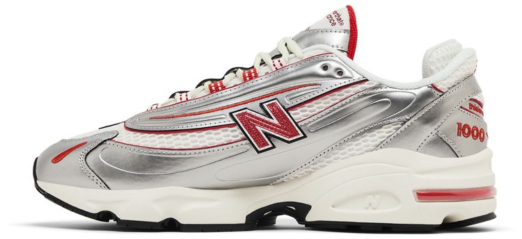 New Balance thisisneverthat x 1000 Silver Valiant Poppy