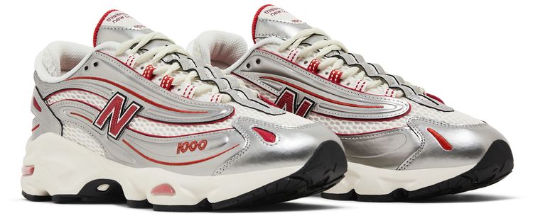 New Balance thisisneverthat x 1000 Silver Valiant Poppy
