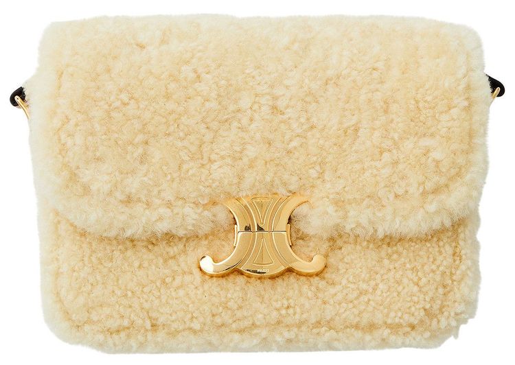 Buy CELINE Teen Triomphe Bag 'Ivory' - 115473GFW 02NT | GOAT