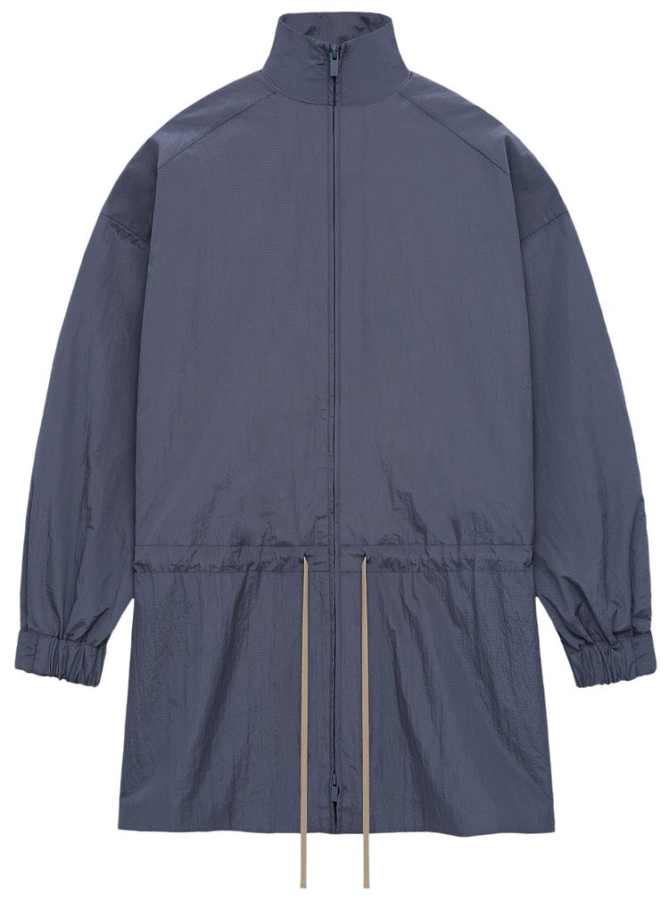 Fear of God Essentials Ripstop Mockneck Anorak Marine