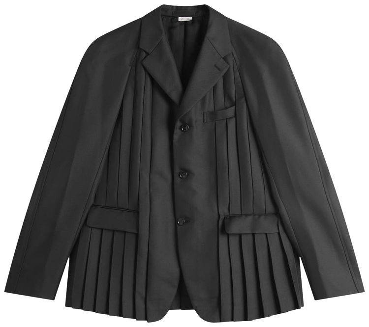 Comme des Garcons Homme Plus Multi Pocket Long Jacket Black