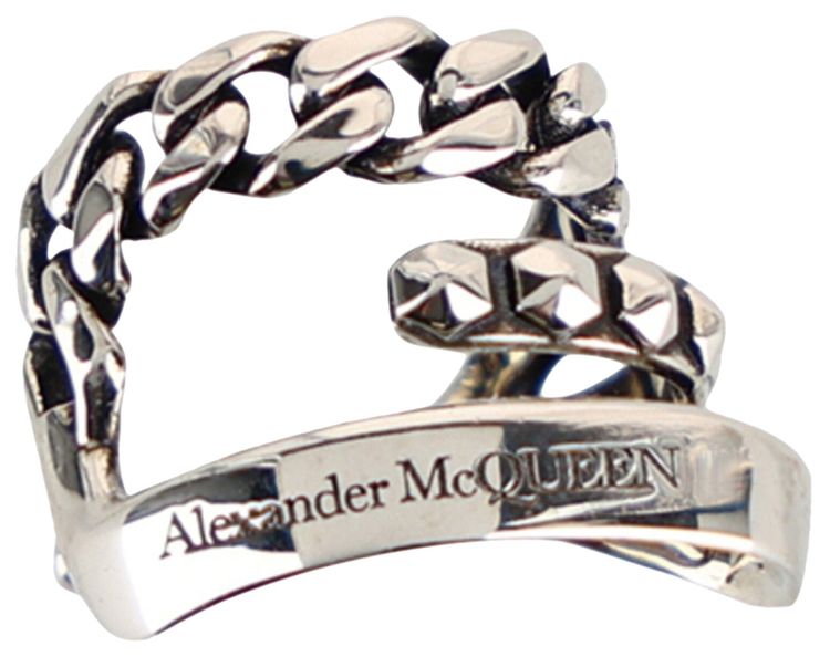Alexander McQueen Punk Ear Cuff Silver