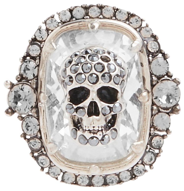 Alexander McQueen Crystal Skull Sneaker Charm GoldCrystal