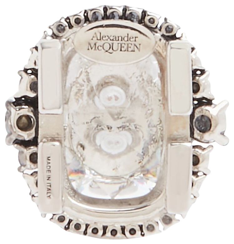 Alexander McQueen Crystal Skull Sneaker Charm GoldCrystal