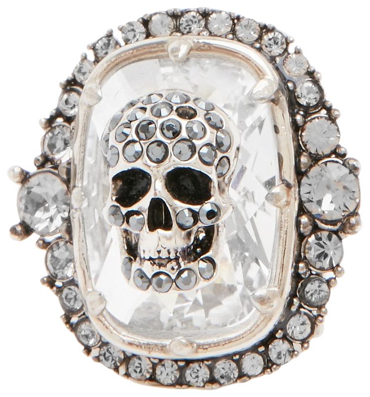 Alexander McQueen Crystal Skull Sneaker Charm GoldCrystal