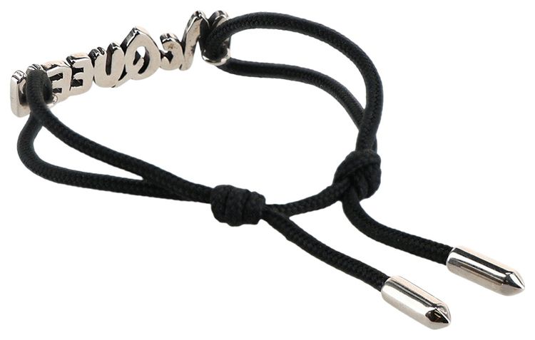 Alexander McQueen Graffiti Bracelet Black