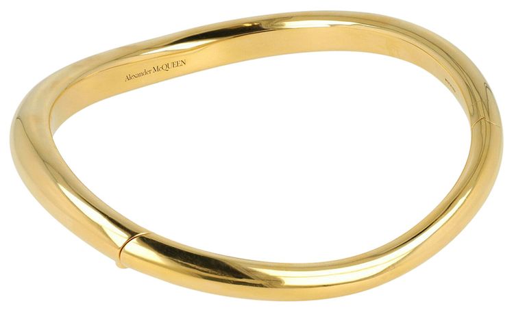Alexander McQueen Tubular Choker Gold