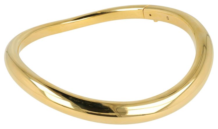 Alexander McQueen Tubular Choker Gold