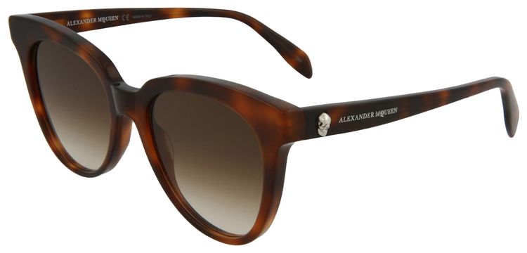 Alexander McQueen Cat Eye Sunglasses HavanaBrown