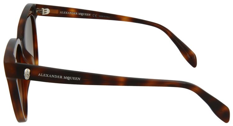 Alexander McQueen Cat Eye Sunglasses HavanaBrown