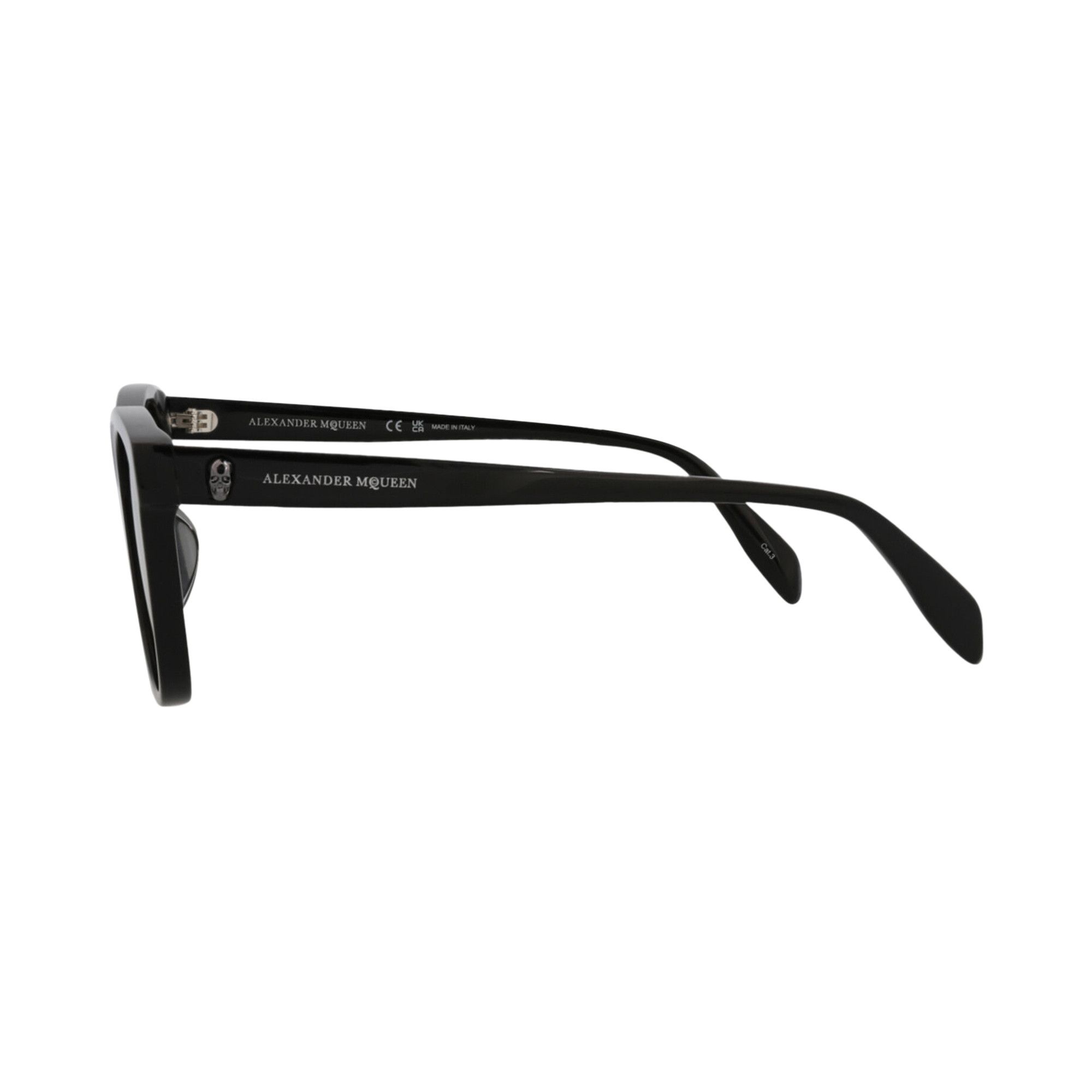 Buy Alexander McQueen Square Sunglasses 'Black/Grey