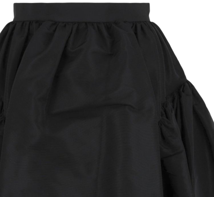 Alexander McQueen Voluminous Midi Skirt Black