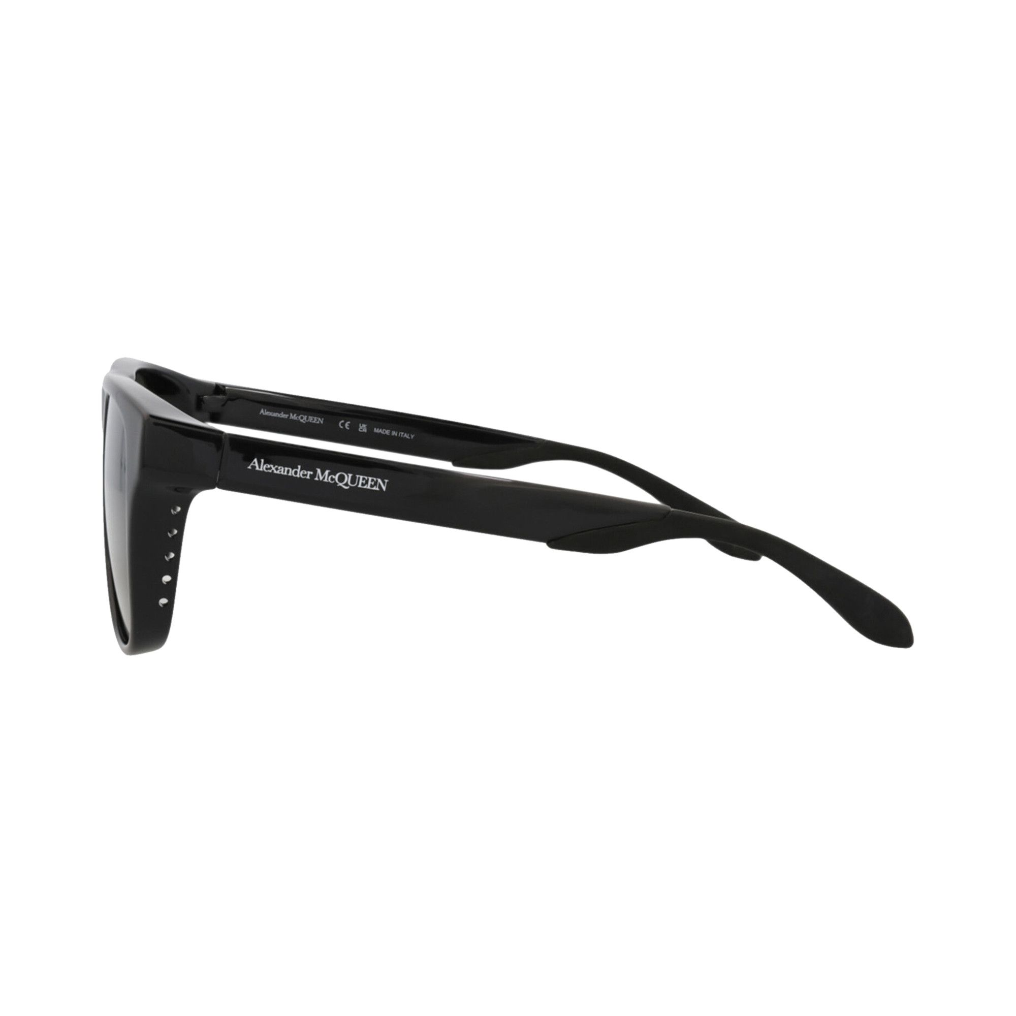 Buy Alexander McQueen Square Injection Sunglasses 'Black
