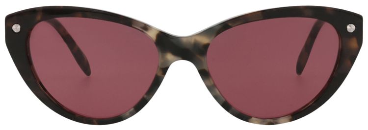 Alexander McQueen Cat Eye Sunglasses HavanaViolet
