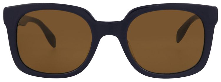 Alexander McQueen Square Sunglasses BlueBrown