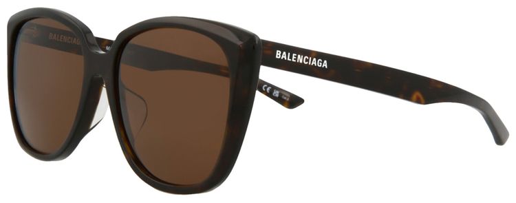 Balenciaga Square Sunglasses HavanaBrown
