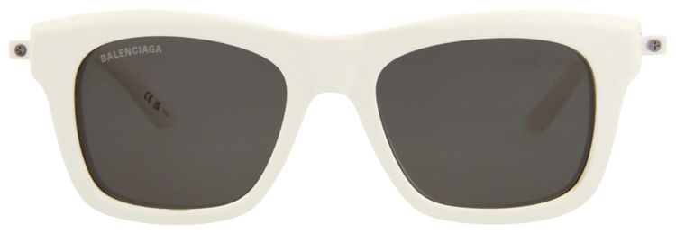 Balenciaga Square Sunglasses IvoryGrey