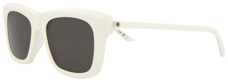 Balenciaga Square Sunglasses IvoryGrey