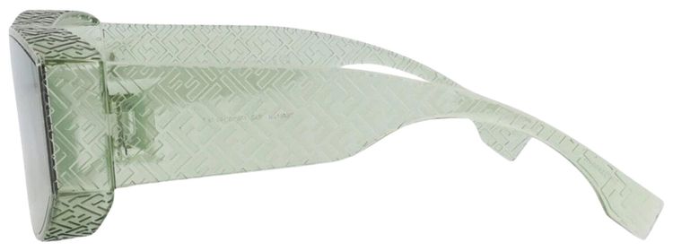 Fendi Shield Injection Sunglasses Green