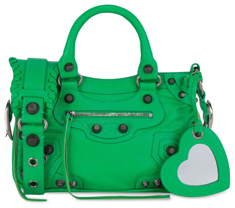 Balenciaga Le Cagole Small Shoulder Bag Vivid Green