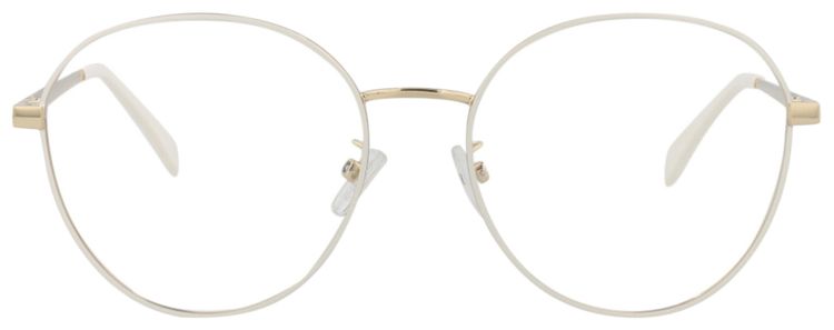 Fendi Round Optical Glasses GoldTransparent