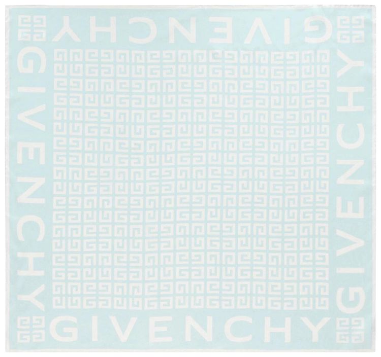 Givenchy 4G Logo Silk Scarf Frost