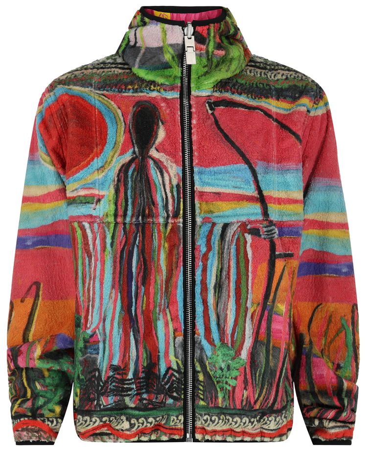 Givenchy Josh Smith Reversible Fleece Jacket Multicolor