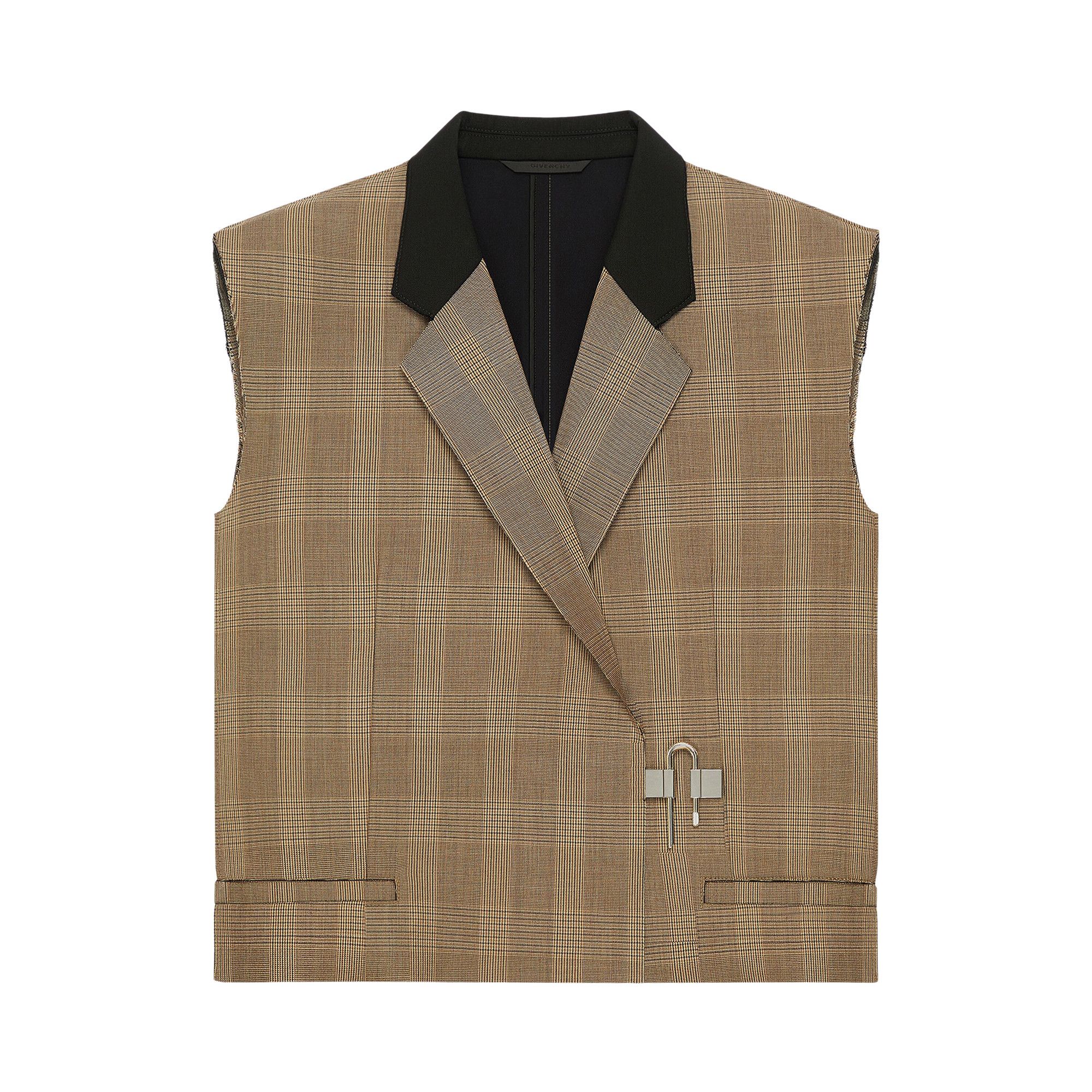 ラングラー社製牛床革ベスト Buy Givenchy Houndstooth Vest With U-Lock Detail 'Light