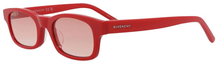 Givenchy Square Sunglasses Red Bordeaux