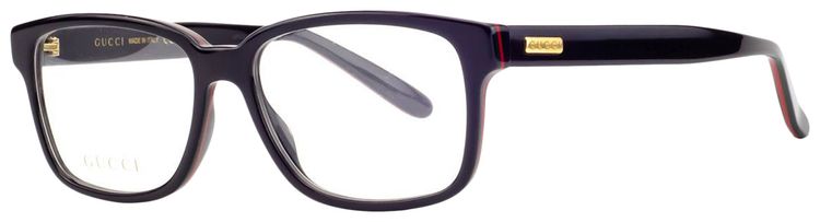 Gucci Square Optical Glasses BlackTransparent