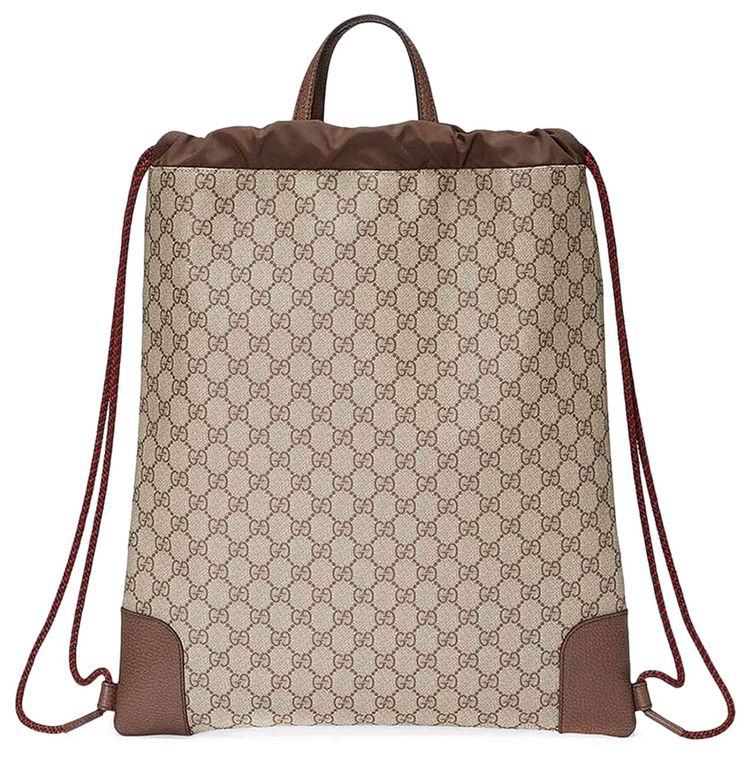 Gucci Supreme Monogram Courier Backpack BeigeMulticolor