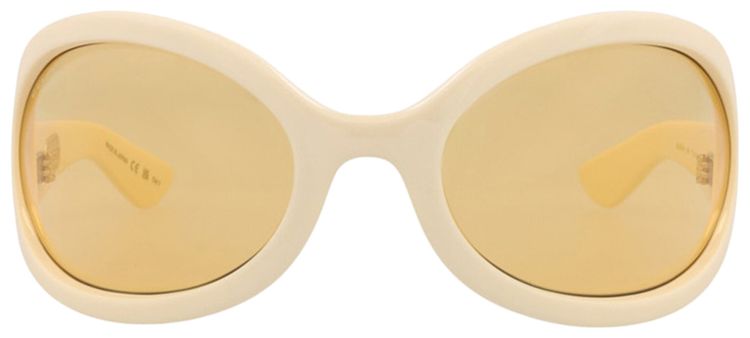 Gucci Shield Injection Sunglasses WhiteYellow