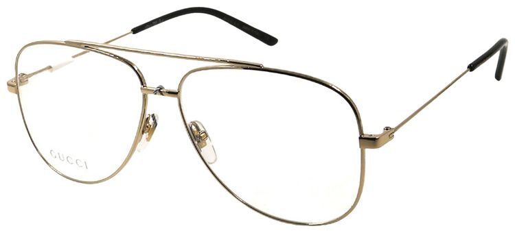 Gucci Aviator Optical Glasses GoldTransparent