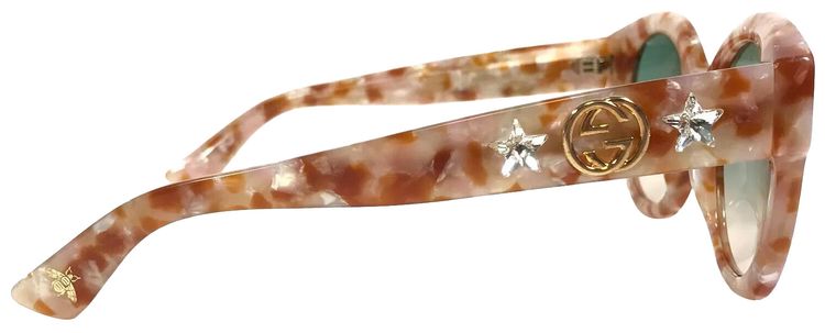 Gucci Round Sunglasses BeigeGreen