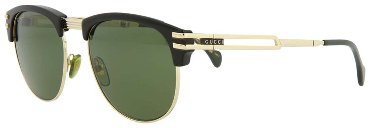 Gucci Square Injection Sunglasses BlackGoldGreen