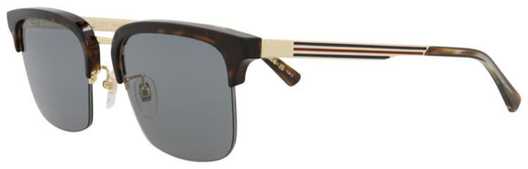 Gucci Square Sunglasses HavanaGoldGrey