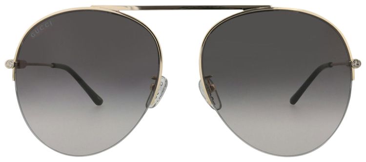 Gucci Aviator Sunglasses GoldGrey
