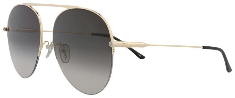 Gucci Aviator Sunglasses GoldGrey
